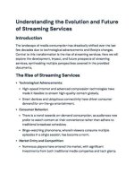 Understanding Streamium: the Future of Streaming Services